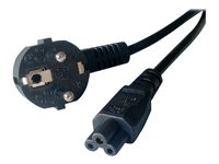 Uniformatic - Câble d'alimentation - IEC 60320 C5 pour power CEE 7/7 (M) - 3 m - moulé - noir 46031