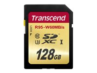 Transcend Ultimate - Carte mémoire flash - 128 Go - UHS Class 3 - SDXC UHS-I TS128GSDU3