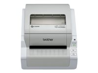 Brother TD-4100N - Imprimante d'étiquettes - thermique direct - Rouleau A6 (10,5 cm) - 300 ppp - jusqu'à 110 mm/sec - USB, LAN, série - outil de coupe TD4100NRF1