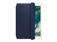 Apple Smart - Protection à rabat pour tablette - cuir - bleu nuit - 10.5" - pour 10.2-inch iPad; 10.5-inch iPad Air (3ème génération); 10.5-inch iPad Pro MPUA2ZM/A