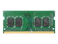 Synology - DDR4 - module - 4 Go - SO DIMM 260 broches - 2666 MHz / PC4-21300 - 1.2 V - mémoire sans tampon - non ECC - pour Deep Learning NVR DVA3219 D4NESO-2666-4G