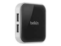 Belkin 4-Port Powered Desktop Hub - Concentrateur (hub) - 4 x USB 2.0 - Ordinateur de bureau F4U020VF