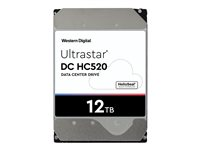 WD Ultrastar DC HC520 HUH721212AL4201 - Disque dur - chiffré - 12 To - interne - 3.5" - SAS 12Gb/s - 7200 tours/min - mémoire tampon : 256 Mo - TCG Encryption 0F29561
