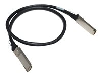 HPE Copper Cable - Câble d'attache directe 100GBase - QSFP28 (M) pour QSFP28 (M) - 5 m - SFF-8665 - pour Arista 7060; Cisco ONE Nexus 3232; FlexFabric 5950 32QSFP28; QFX Series QFX10002, QFX5200 845408-B21
