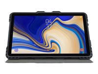 Targus Pro-Tek Rotating - Étui à rabat pour tablette - robuste - polyuréthane, cuir artificiel - bleu - pour Samsung Galaxy Tab S4 (10.5 ") THZ75202GL
