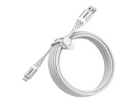 OtterBox Premium - Câble USB - 24 pin USB-C (M) pour USB (M) - 3 m - blanc nuage 78-52669