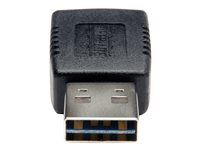 Tripp Lite Adaptateur USB 2.0 haute vitesse universel réversible (A réversible vers A M/F) - Adaptateur USB - USB (F) pour USB (M) - USB 2.0 - moulé - noir UR024-000