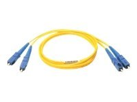 Uniformatic - Câble réseau - mode unique SC (M) pour mode unique SC (M) - 5 m - fibre optique - 9 / 125 micromètres - OS1 - sans halogène - jaune 21704