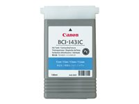 Canon BCI-1431C - 130 ml - cyan - originale - réservoir d'encre - pour BJC-6200; imagePROGRAF W6200P, W6400, W6400 Dye, W6400P 8970A001