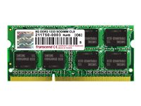Transcend - DDR3 - module - 8 Go - SO DIMM 204 broches - 1333 MHz / PC3-10600 - CL9 - 1.5 V - mémoire sans tampon - non ECC - pour ASUS G74; Dell OptiPlex 90XX; HP ENVY dv6, dv7; Pavilion dv4, dv6, dv7, g4, g6 TS1GSK64V3H