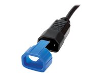 Tripp Lite PDU Plug Lock Connector C14 Power Cord to C13 Outlet Blue 100pk - Clé d'extraction de câble - bleu PLC13BL