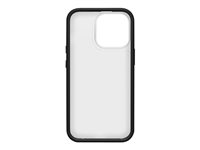 LifeProof SEE - Coque de protection pour téléphone portable - 50 % de plastique recyclé - cristal noir - pour Apple iPhone 13 Pro 77-85647