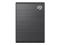 Seagate One Touch SSD STKG500400 - SSD - 500 Go - externe (portable) - USB 3.0 (USB-C connecteur) - noir - avec Seagate Rescue Data Recovery STKG500400