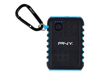 PNY The Outdoor Charger - Banque d'alimentation - 7800 mAh - 2.1 A (USB) - sur le câble : Micro-USB, mini-USB P-B7800-2M4A02KB-RB