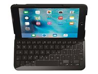 Logitech Keyboard Case - Clavier - Bluetooth - français - noir clavier, noir étui - pour Apple iPad mini 4 920-007977