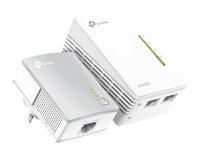 TP-Link Powerline AV600 - Extender Starter Kit - pont - 802.11b/g/n - Branchement mural TL-WPA4221KIT