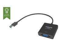 Vision - Adaptateur vidéo externe - USB 3.0 - VGA - noir - Pour la vente au détail TC-USBVGA