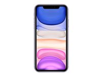 Apple iPhone 11 - Smartphone - double SIM - 4G Gigabit Class LTE - 256 Go - GSM - 6.1" - 1792 x 828 pixels (326 ppi) - Liquid Retina HD display (caméra avant de 12 mégapixels) - 2x caméras arrière - violet MWMC2ZD/A