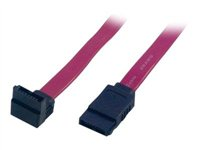 MCL Samar - Câble SATA - Serial ATA 150/300/600 - SATA (F) pour SATA (F) - 50 cm - connecteur à angle droit, connecteur droite MC550/3C-0.5M