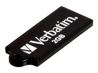 Verbatim Store 'n' Go Micro USB Drive - Clé USB - 2 Go - USB 2.0 - noir 44047