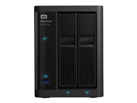 WD My Cloud PR2100 WDBBCL0080JBK - Serveur NAS - 2 Baies - 8 To - HDD 4 To x 2 - RAID RAID 0, 1, JBOD - RAM 4 Go - Gigabit Ethernet WDBBCL0080JBK-EESN