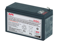 Cartouche de batterie de rechange APC #106 - Batterie d'onduleur - 1 x batterie - Acide de plomb - noir - pour P/N: BE400-CP, BE400-IT, BE400-KR, BE400-RS, BE400-SP, BE400-UK, BGE90M, BGE90M-CA APCRBC106