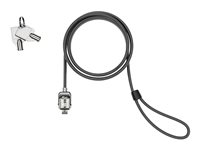 Compulocks Câble de verrouillage à clé de sécurité T-bar noir, clés identiques - Câble de sécurité - noir CL15KA