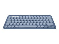 Logitech K380 Multi-Device Bluetooth Keyboard for Mac - Clavier - sans fil - Bluetooth 3.0 - AZERTY - Français - myrtille 920-011174