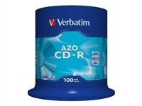 Verbatim DataLifePlus - 100 x CD-R - 700 Mo (80 min) 52x - spindle 43430