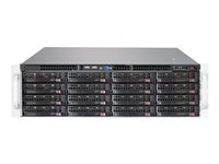 Supermicro SC836 BE1C-R1K03JBOD - Montable sur rack - 3U - SATA/SAS - hot-swap 1000 Watt - noir CSE-836BE1C-R1K03JBOD