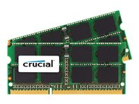 Crucial - DDR3L - kit - 8 Go: 2 x 4 Go - SO DIMM 204 broches - 1866 MHz / PC3L-14900 - CL13 - 1.35 V - mémoire sans tampon - non ECC - pour Apple iMac avec écran Retina 5K (Fin 2015) CT2K4G3S186DJM