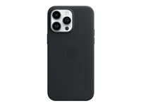 Apple - Coque de protection pour téléphone portable - avec MagSafe - cuir - noir minuit - pour iPhone 14 Pro Max MPPM3ZM/A