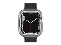 OtterBox EXO EDGE - Pare-chocs pour montre intelligente - polycarbonate, TPE - clair - pour Apple Watch (45 mm) 77-90802