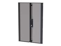 APC - Porte de rack - noir - 20U - pour NetShelter SX Colocation 2 x 20U Enclosure with Sides AR7103