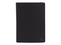 Case Logic SureFit 2.0 - Étui à rabat pour tablette - polyuréthane - noir - 10" CSUE1110K