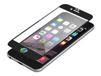ZAGG InvisibleShield Glass Contour - Protection d'écran pour téléphone portable - noir - pour Apple iPhone 6, 6s IP6PGS-BK0