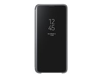Samsung Clear View Standing Cover EF-ZG960 - Étui à rabat pour téléphone portable - noir - pour Galaxy S9, S9 Deluxe Edition EF-ZG960CBEGWW