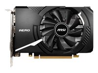 MSI GeForce GTX 1650 D6 AERO ITX OCV1 - Carte graphique - GF GTX 1650 - 4 Go GDDR6 - PCIe 3.0 x16 - DVI, HDMI, DisplayPort GEFORCE GTX 1650 D6 AERO ITX OCV1