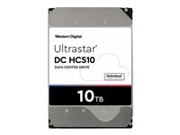WD Ultrastar DC HC510 HUH721010AL4200 - Disque dur - 10 To - interne - 3.5" - SAS 12Gb/s - 7200 tours/min - mémoire tampon : 256 Mo 0F27402