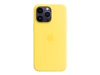 Apple - Coque de protection pour téléphone portable - compatibilité avec MagSafe - silicone - jaune canari - pour iPhone 14 Pro Max MQUL3ZM/A