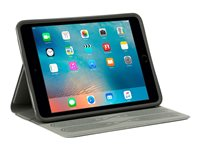 Griffin Survivor Journey Folio - Protection à rabat pour tablette - polyuréthane, cuir vegan, polyuréthanne thermoplastique (TPU) - gris - pour Apple iPad mini; iPad mini 2; 3 GB42184