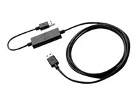 Dell USB 2.0 Transfer Cable for Windows - Adaptateur de connexion directe - USB 2.0 - USB 2.0 - pour Inspiron 17 77XX, 24 5459, 30XX, 3263, 5348, 5458, 55XX, 7459; Vostro 3650; XPS One 2720 470-AANV