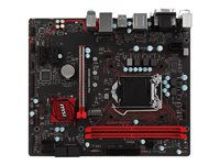 MSI B250M GAMING PRO - Carte-mère - micro ATX - Socket LGA1151 - B250 - USB 3.1 Gen 1, USB-C Gen1 - Gigabit LAN - carte graphique embarquée (unité centrale requise) - audio HD (8 canaux) B250M GAMING PRO