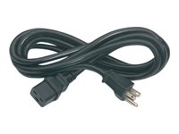 APC - Câble d'alimentation - IEC 60320 C19 pour NEMA 5-15 (M) - 2.4 m - noir - pour P/N: SMT2200I-AR, SMT2200R2I-AR, SMT3000I-AR, SMT3000R2I-AR, SMX3000HVTUS, SRT10RMXLIX806 AP9872