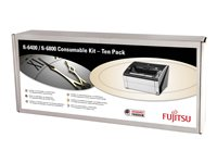 Fujitsu Consumable Kit - Kit de consommables pour scanner (pack de 10) - pour fi-6400, 6800 CON-3575-010A