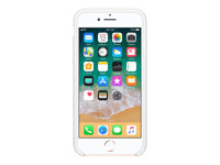 Apple - Coque de protection pour téléphone portable - silicone - blanc - pour iPhone 7, 8 MQGL2ZM/A