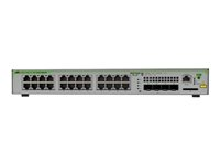 Allied Telesis CentreCOM AT-GS970M/28PS - Commutateur - C3 - Géré - 24 x 10/100/1000 (PoE+) + 4 x SFP (mini-GBIC) lien montant - de bureau - PoE+ AT-GS970M/28PS-50