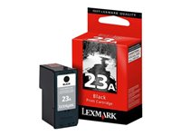 Lexmark Cartridge No. 23A - Noir - originale - cartouche d'encre - pour Lexmark X3530, X3550, X4530, X4550, Z1410, Z1420 18C1623E