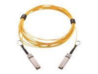 Mellanox LinkX 200Gb/s Active Optical Cables - Câble InfiniBand - QSFP pour QSFP - 15 m - fibre optique - SFF-8665 - sans halogène, actif - noir MFS1S00-H015E