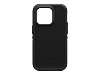 OtterBox Defender Series XT - Coque de protection pour téléphone portable - robuste - avec MagSafe - compatibilité avec MagSafe - polycarbonate, caoutchouc synthétique - noir - pour Apple iPhone 14 Pro 77-89120
